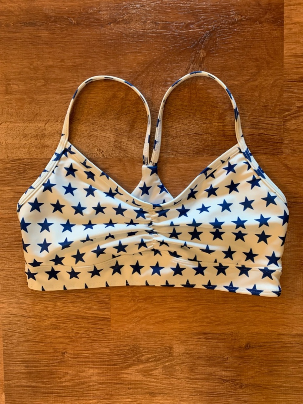 Born Primitive Laguna Bikini Swim Top Sportsbra Stars White Blue Patriotic XS-S